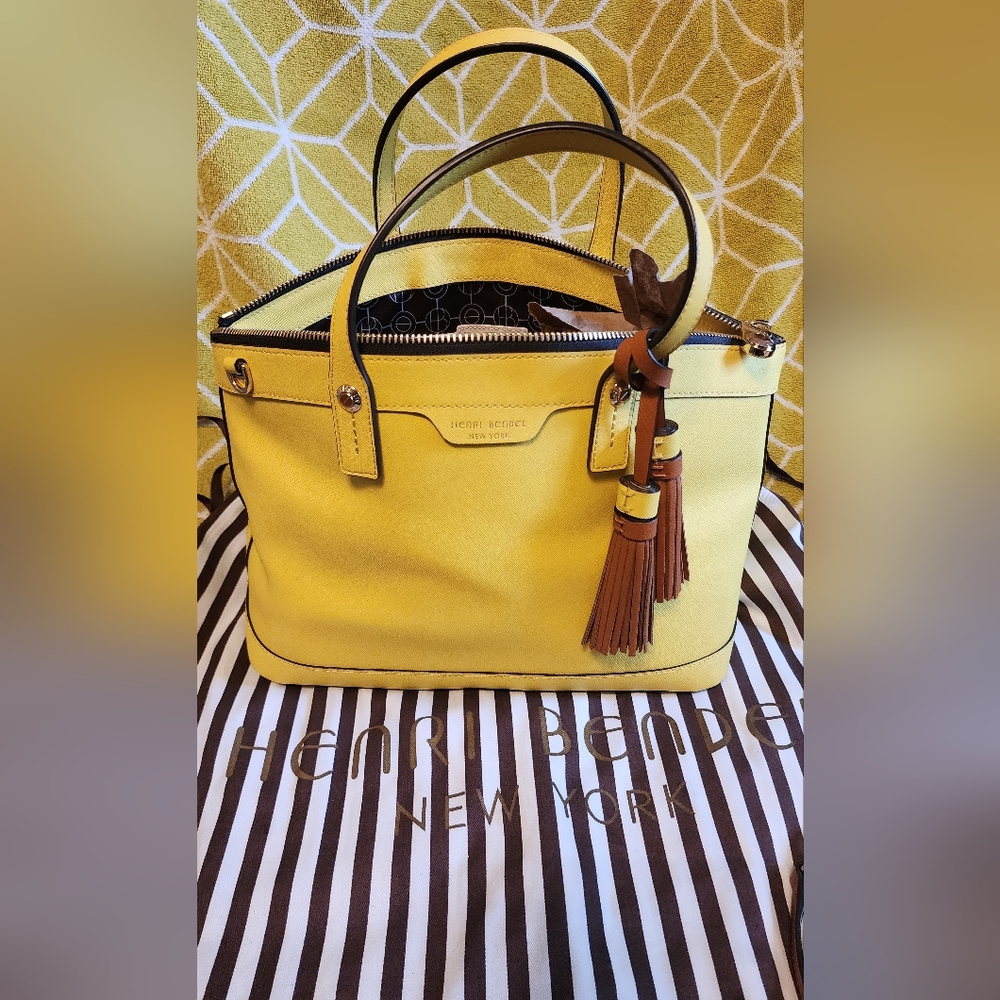 Henri Bendel W 57th tote purse satchel - Picture 13 of 16